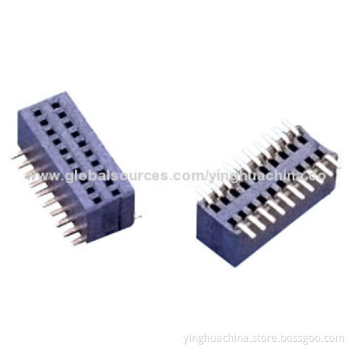 Female Headers, 0.8 x 1.2mm Pitch, SMT Dual-row, Height of 3.1mm